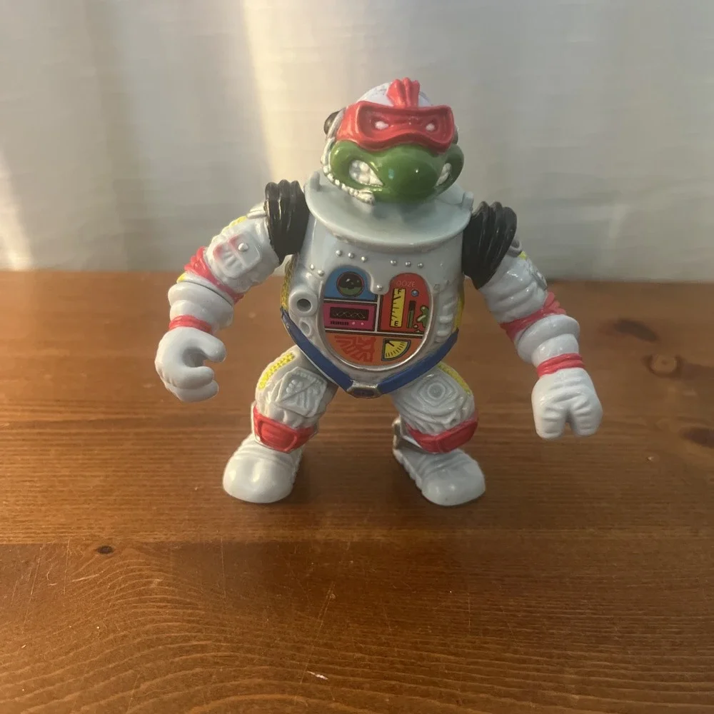 TMNT 1990 Teenage Mutant Ninja Turtles Space‎ Cadet Raph Astronaut Playmates VTG